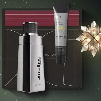 Oboticario Kit Malbec Magnetic - Perfume y Crema Post Afeitado | 100 ml